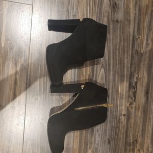 Michael Kors suede Haven booties